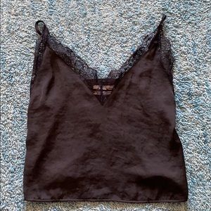 Urban Outfitters Black Lace Camisole - Small